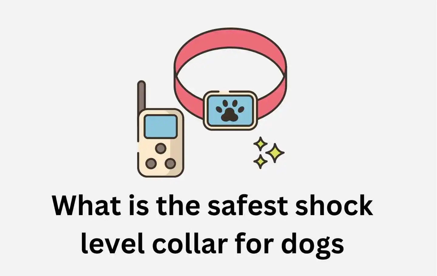 What is the safest shock level collar for dogs